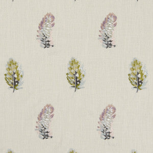 Plumis Multi/Gilver by Clarke And Clarke Designer Fabric