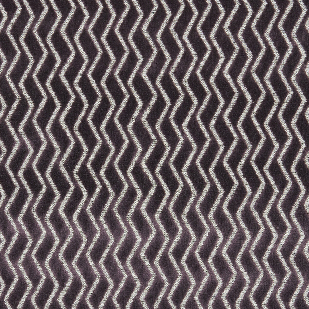 Madison Damson by Clarke And Clarke Designer Fabric CLARKE & CLARKE MANHATTAN POLYESTER - 51%;VISCOSE - 49% India HEAVY Horizontal: 1.18 and Vertical: 1.77 54 - Swanky Fabrics -