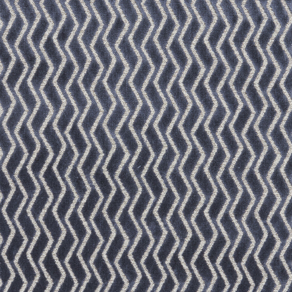 Madison Midnight by Clarke And Clarke Designer Fabric CLARKE & CLARKE MANHATTAN POLYESTER - 51%;VISCOSE - 49% India HEAVY Horizontal: 1.18 and Vertical: 1.77 54 - Swanky Fabrics -