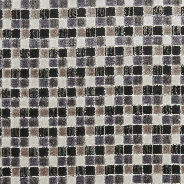 Tribeca Ebony by Clarke And Clarke Designer Fabric CLARKE & CLARKE MANHATTAN VISCOSE - 53%;POLYESTER - 47% India HEAVY Horizontal: 1.77 and Vertical: 3.94 54 - Swanky Fabrics -
