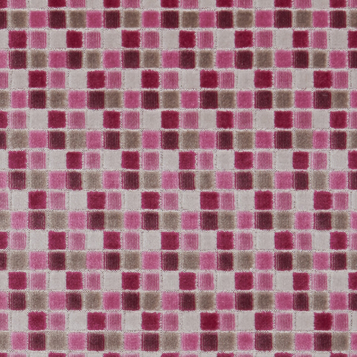 Tribeca Orchid by Clarke And Clarke Designer Fabric CLARKE & CLARKE MANHATTAN VISCOSE - 53%;POLYESTER - 47% India HEAVY Horizontal: 1.77 and Vertical: 3.94 54 - Swanky Fabrics -