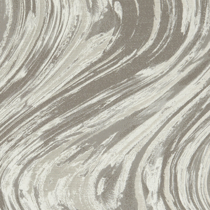 Agata Taupe/Ivory by Clarke And Clarke Designer Fabric CLARKE & CLARKE BOTANICA POLYESTER - 59%;COTTON - 41% India MEDIUM Horizontal: 18.31 and Vertical: 26.57 55 - Swanky Fabrics -