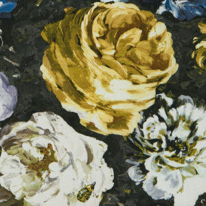 Floretta Mineral/Charcoal by Clarke And Clarke Designer Fabric