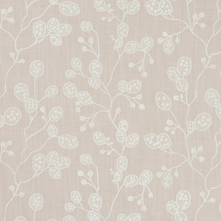 Honesty Blush by Clarke And Clarke Designer Fabric CLARKE & CLARKE BOTANICA VISCOSE - 70%;LINEN - 30% India Horizontal: 12.99 and Vertical: 9.25 55 - Swanky Fabrics -