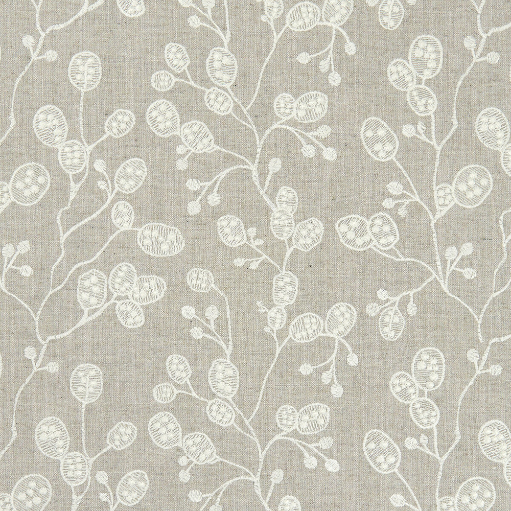 Honesty Linen by Clarke And Clarke Designer Fabric CLARKE & CLARKE BOTANICA VISCOSE - 70%;LINEN - 30% India Horizontal: 12.99 and Vertical: 9.25 55 - Swanky Fabrics -