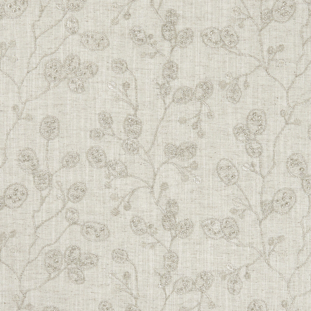 Honesty Natural/Gilver by Clarke And Clarke Fabric Clarke And Clarke Fabric Honesty Natural/GilverFabric CLARKE & CLARKE BOTANICA VISCOSE - 70%;LINEN - 30% India </p><p>Repeat: H: 12.99, V: 9.25 55 - Fabric Carolina -
