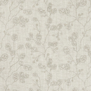 Honesty Natural/Gilver by Clarke And Clarke Designer Fabric