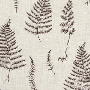 Lorelle Charcoal/Linen by Clarke And Clarke Designer Fabric