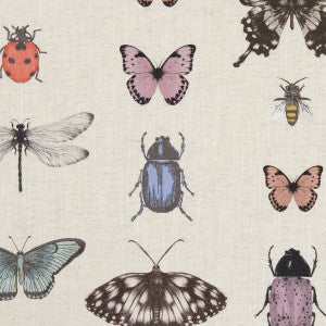 Papilio Blush/Natural by Clarke And Clarke Designer Fabric