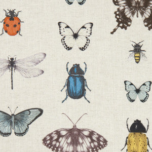 Papilio Mineral/Linen by Clarke And Clarke Designer Fabric