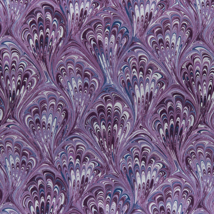 Pavone Amethyst by Clarke And Clarke Designer Fabric CLARKE & CLARKE BOTANICA VISCOSE - 67%;COTTON - 33% India MEDIUM Horizontal: 13.58 and Vertical: 11.81 55 - Swanky Fabrics -