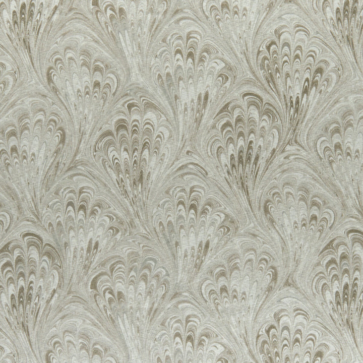 Pavone Ivory by Clarke And Clarke Designer Fabric CLARKE & CLARKE BOTANICA VISCOSE - 67%;COTTON - 33% India MEDIUM Horizontal: 13.58 and Vertical: 11.81 55 - Swanky Fabrics -