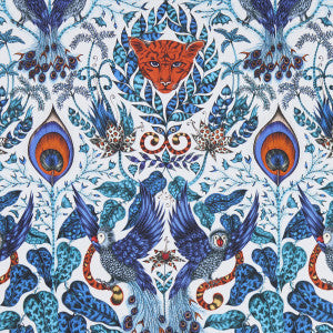 Amazon Blue by Clarke And Clarke Designer Fabric