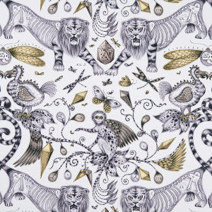 Extinct Gold by Clarke And Clarke Designer Fabric
