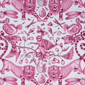 Extinct Magenta by Clarke And Clarke Designer Fabric