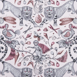 Extinct Pink by Clarke And Clarke Designer Fabric