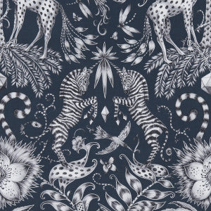 Kruger Navy by Clarke And Clarke Designer Fabric