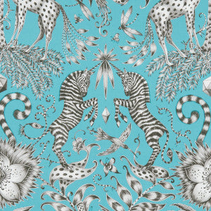 Kruger Teal by Clarke And Clarke Designer Fabric