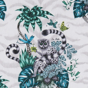 Lemur Jungle by Clarke And Clarke Designer Fabric