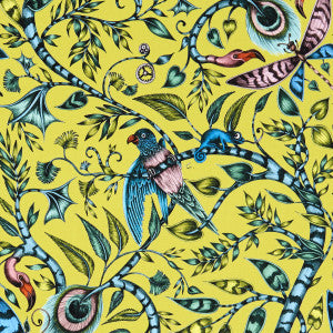 Rousseau Lime by Clarke And Clarke Designer Fabric
