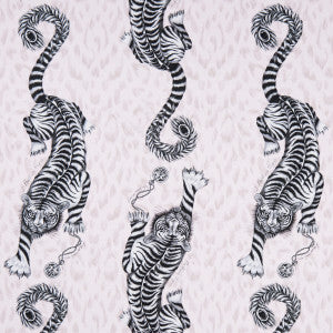 Tigris Pink by Clarke And Clarke Designer Fabric