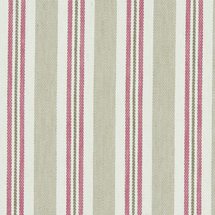 Alderton Raspberry/Linen by Clarke And Clarke Designer Fabric CLARKE & CLARKE AVEBURY COTTON - 59%;VISCOSE - 31%;LINEN - 10% India HEAVY Horizontal: 3.43 and Vertical: 0 54 - Swanky Fabrics -