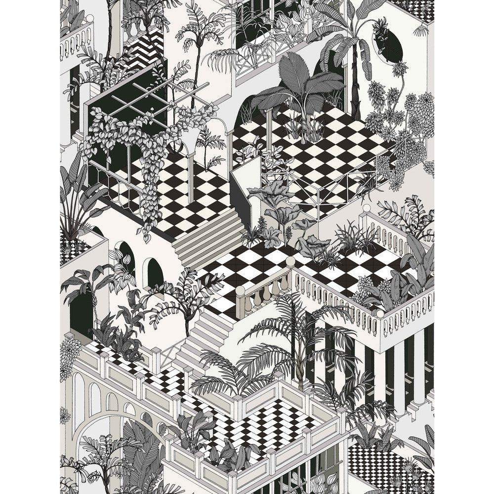 Miami Blk Wht by Cole & Son Fabric Cole & Son Fabric Miami Blk WhtFabric COLE & SON CONTEMPORARY FABRICS COTTON - 100% Italy </p><p>Repeat: H: 28.94, V: 38.2 57.87 - Fabric Carolina -