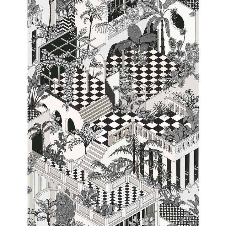 Miami Blk Wht by Cole & Son Fabric Cole & Son Fabric Miami Blk WhtFabric COLE & SON CONTEMPORARY FABRICS COTTON - 100% Italy </p><p>Repeat: H: 28.94, V: 38.2 57.87 - Fabric Carolina -