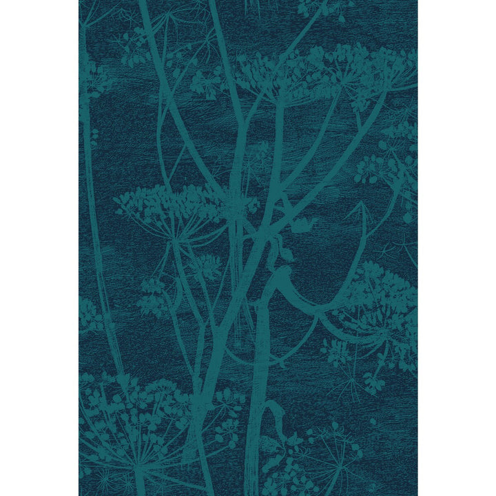 Cow Parsley Petrol & Ink by Cole & Son Fabric Cole & Son Fabric Cow Parsley Petrol & InkFabric COLE & SON CONTEMPORARY FABRICS COTTON - 66%;VISCOSE - 31%;POLYESTER - 3% Italy </p><p>Repeat: H: 17.33, V: 25.4 52 - Fabric Carolina -
