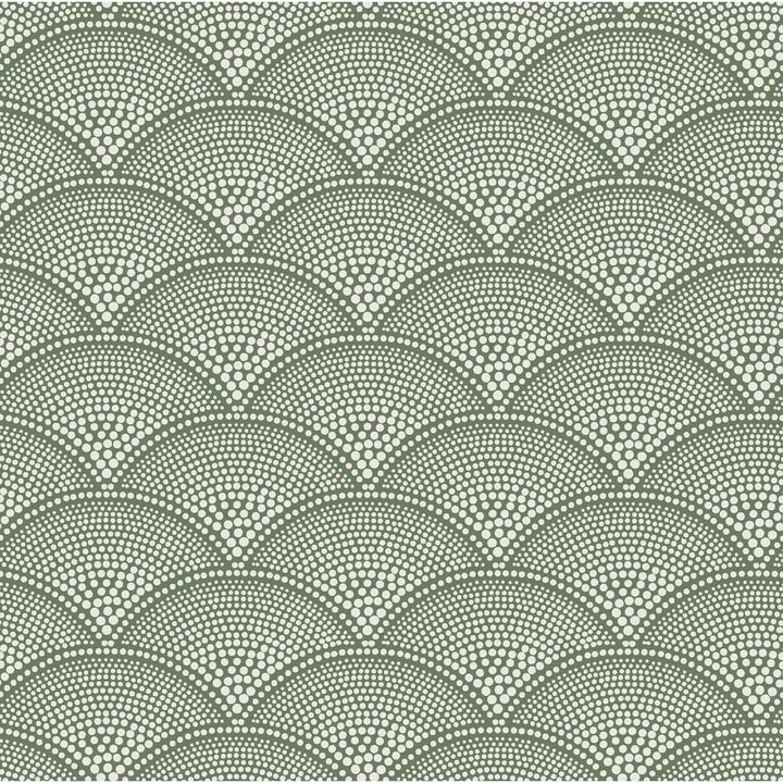 Feather Fan Crm On Olv by Cole & Son Designer Fabric COLE & SON CONTEMPORARY FABRICS VISCOSE - 77%;POLYESTER - 23% Italy HEAVY Horizontal: 7 and Vertical: 4 55.7 - Swanky Fabrics -