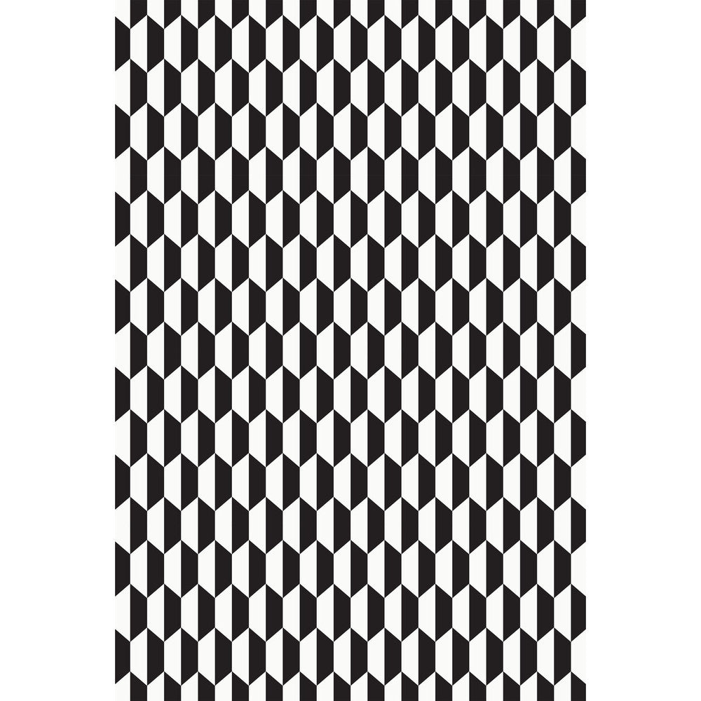 Tile Blk Wht by Cole & Son Fabric Cole & Son Fabric Tile Blk WhtFabric COLE & SON CONTEMPORARY FABRICS VISCOSE - 77%;POLYESTER - 23% Italy </p><p>Repeat: H: 1.38, V: 3.5 54.7 - Fabric Carolina -