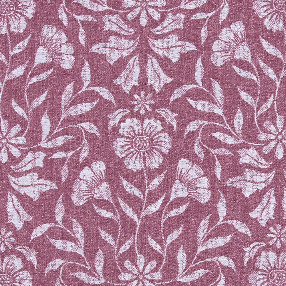 Berkeley Raspberry by Clarke And Clarke Designer Fabric CLARKE & CLARKE AVEBURY POLYESTER - 75%;COTTON - 25% India HEAVY Horizontal: 13.39 and Vertical: 13.46 54 - Swanky Fabrics -