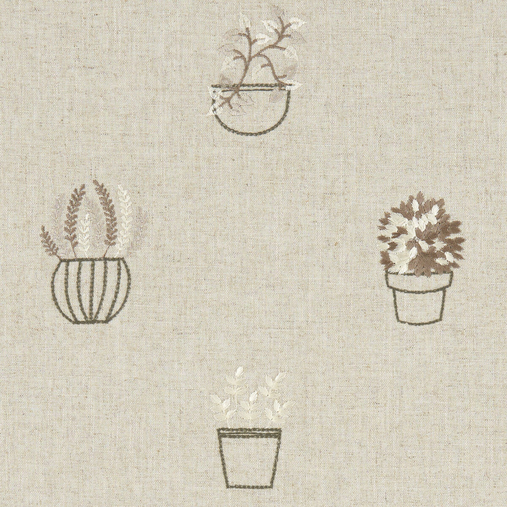 Hidcote Natural by Clarke And Clarke Designer Fabric CLARKE & CLARKE AVEBURY India Horizontal: 16.54 and Vertical: 18.5 54 - Swanky Fabrics -