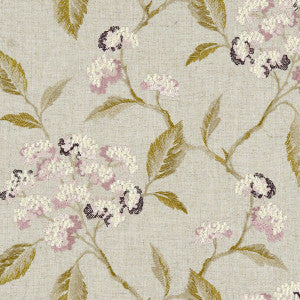 Summerby Damson by Clarke And Clarke Designer Fabric