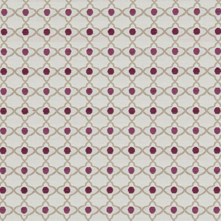 Venus Raspberry by Clarke And Clarke Designer Fabric CLARKE & CLARKE EQUINOX POLYESTER - 100% Turkey MEDIUM Horizontal: 1.1 and Vertical: 2 54 - Swanky Fabrics -