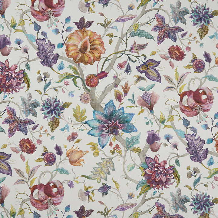 Delilah Summer/Cream by Clarke And Clarke Fabric Clarke And Clarke Fabric Delilah Summer/CreamFabric CLARKE & CLARKE COUNTRY GARDEN COTTON - 100% Spain </p><p>Repeat: H: 53.94, V: 35.04 54 - Fabric Carolina -
