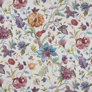Delilah Summer/Cream by Clarke And Clarke Designer Fabric