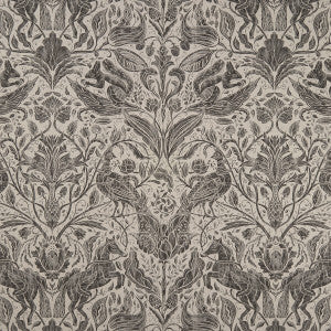 Forest Trail Charcoal by Clarke And Clarke Designer Fabric