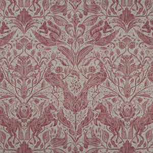 Forest Trail Raspberry by Clarke And Clarke Designer Fabric