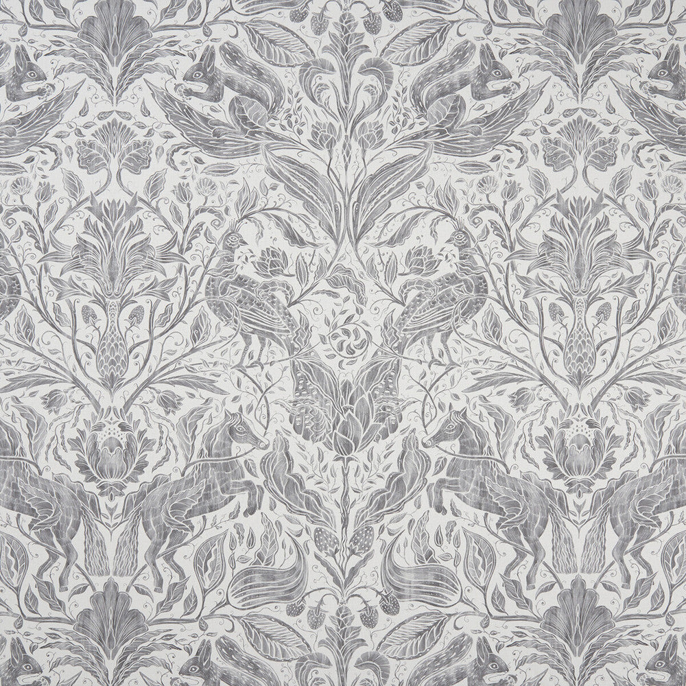Forest Trail Smoke by Clarke And Clarke Fabric Clarke And Clarke Fabric Forest Trail SmokeFabric CLARKE & CLARKE COUNTRY GARDEN COTTON - 100% Spain </p><p>Repeat: H: 26.97, V: 34.65 54 - Fabric Carolina -