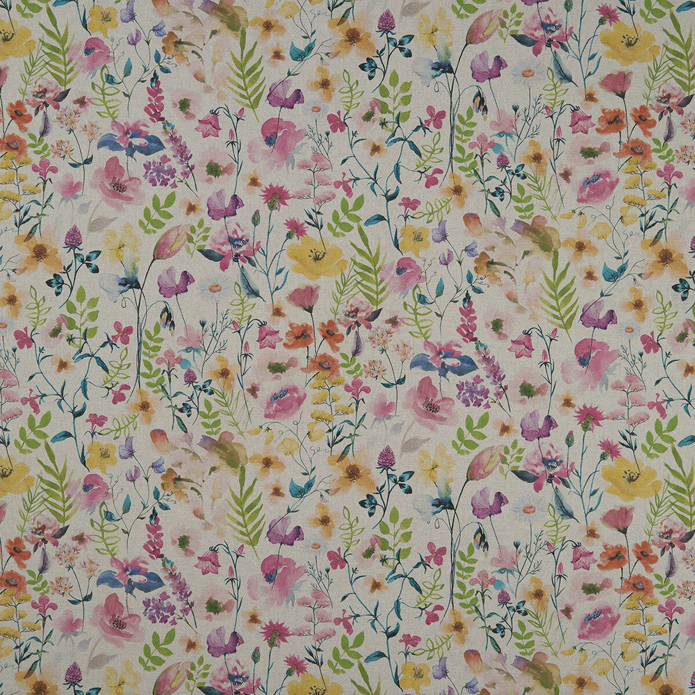 Lolita Summer/Linen by Clarke And Clarke Fabric Clarke And Clarke Fabric Lolita Summer/LinenFabric CLARKE & CLARKE COUNTRY GARDEN COTTON - 80%;POLYESTER - 20% Spain </p><p>Repeat: H: 36.22, V: 25.2 54 - Fabric Carolina -