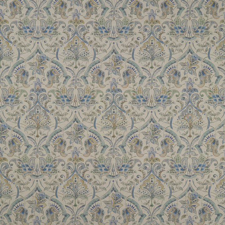 Rosalie Mineral by Clarke And Clarke Designer Fabric CLARKE & CLARKE COUNTRY GARDEN COTTON - 80%;POLYESTER - 20% Spain MEDIUM Horizontal: 13.5 and Vertical: 24.41 54 - Swanky Fabrics -