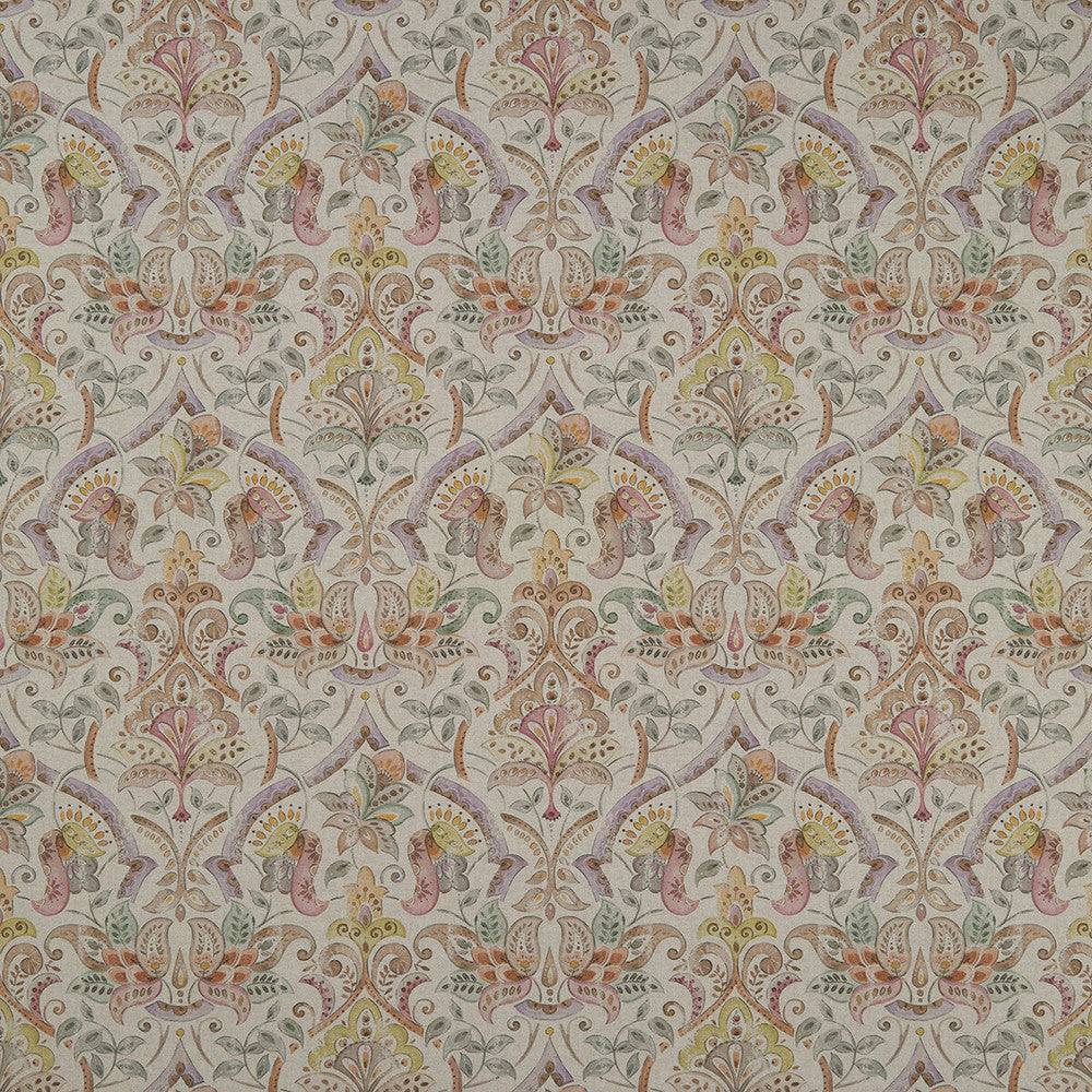 Rosalie Summer by Clarke And Clarke Designer Fabric CLARKE & CLARKE COUNTRY GARDEN COTTON - 80%;POLYESTER - 20% Spain MEDIUM Horizontal: 13.5 and Vertical: 24.41 54 - Swanky Fabrics -