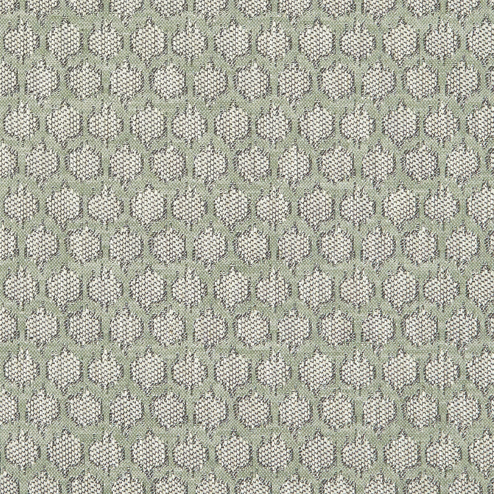 Dorset Sage by Clarke And Clarke Designer Fabric CLARKE & CLARKE HERITAGE COTTON - 45%;VISCOSE - 44%;LINEN - 11% Turkey HEAVY Horizontal: 2.28 and Vertical: 2.24 54 - Swanky Fabrics -