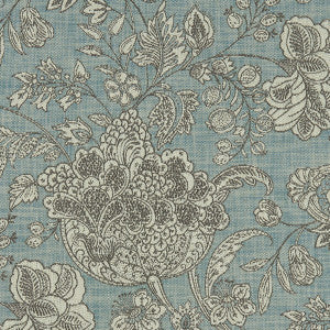 Woodsford Teal by Clarke And Clarke Designer Fabric