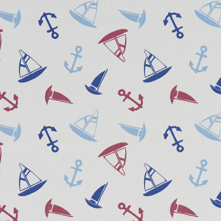 Ahoy Marine by Clarke And Clarke Fabric Clarke And Clarke Fabric Ahoy MarineFabric CLARKE & CLARKE LAND & SEA COTTON - 100% Turkey </p><p>Repeat: H: 6.77, V: 6.3 54 - Fabric Carolina -