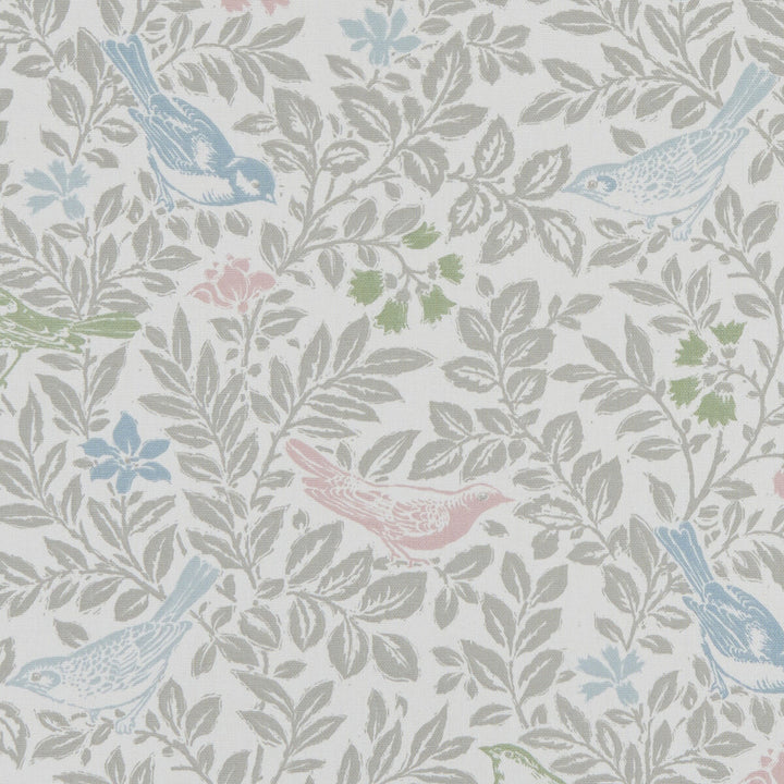 Bird Song Pastel by Clarke And Clarke Fabric Clarke And Clarke Fabric Bird Song PastelFabric CLARKE & CLARKE LAND & SEA COTTON - 100% Turkey </p><p>Repeat: H: 17.99, V: 15.94 54 - Fabric Carolina -