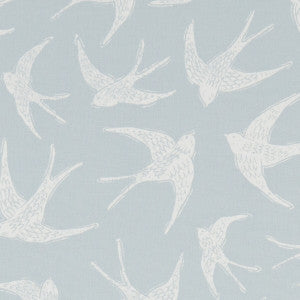 Fly Away Duckegg by Clarke And Clarke Designer Fabric