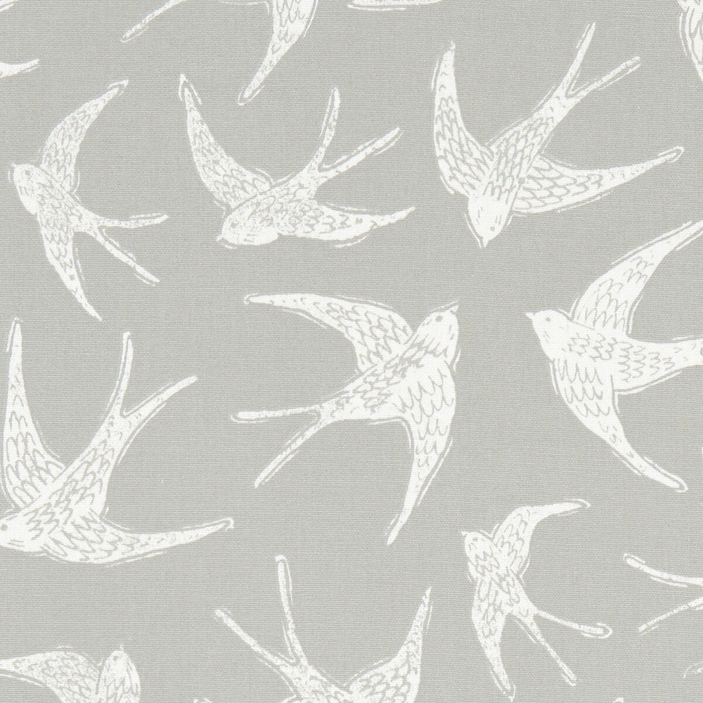 Fly Away Grey by Clarke And Clarke Fabric Clarke And Clarke Fabric Fly Away GreyFabric CLARKE & CLARKE LAND & SEA COTTON - 100% Turkey </p><p>Repeat: H: 17.99, V: 24.8 54 - Fabric Carolina -