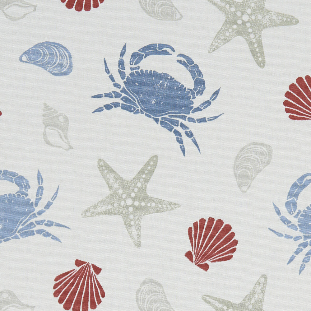 Offshore Marine by Clarke And Clarke Fabric Clarke And Clarke Fabric Offshore MarineFabric CLARKE & CLARKE LAND & SEA COTTON - 100% Turkey </p><p>Repeat: H: 13.5, V: 12.4 54 - Fabric Carolina -